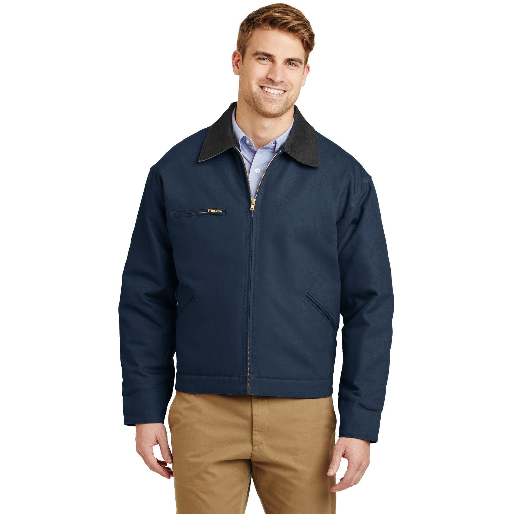CornerStone-CornerStone® - Duck Cloth Work Jacket. J763-MedTech-4